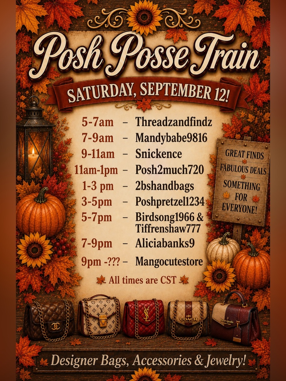Posh Posse Train w/@tiffrenshaw777!